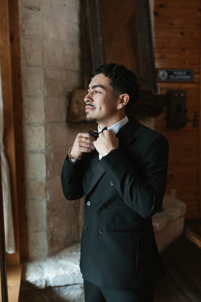 Groom portrait